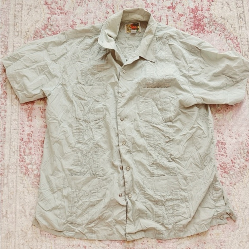 Haband,  Men's Light Blue Short Sleeve Shirt